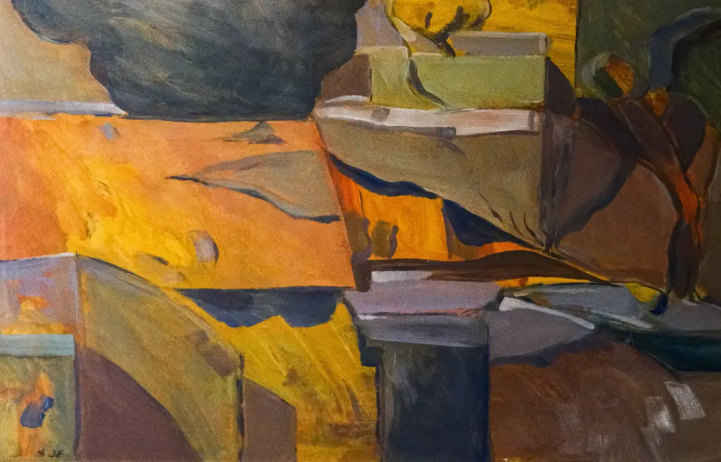 Ammar Khammash, Untitled, 1992, acrylic on paper