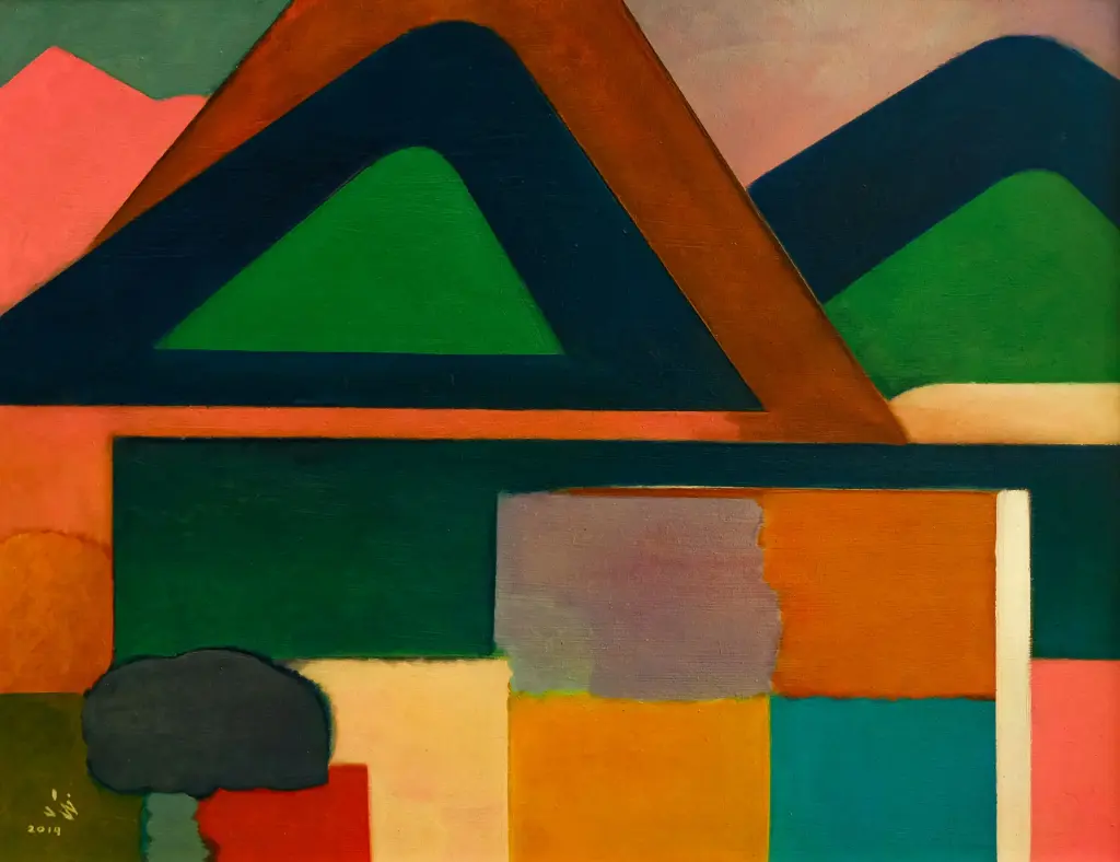 Fuad Mimi, oil on wood, 61 X 79 cm