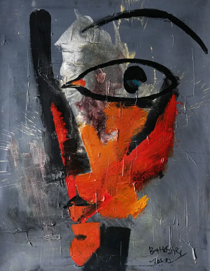 George Bahgory, acrylic on canvas.