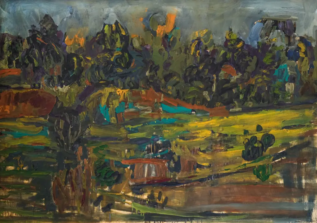 Hani Alqam, acrylic on canvas, 140 X 200 cm