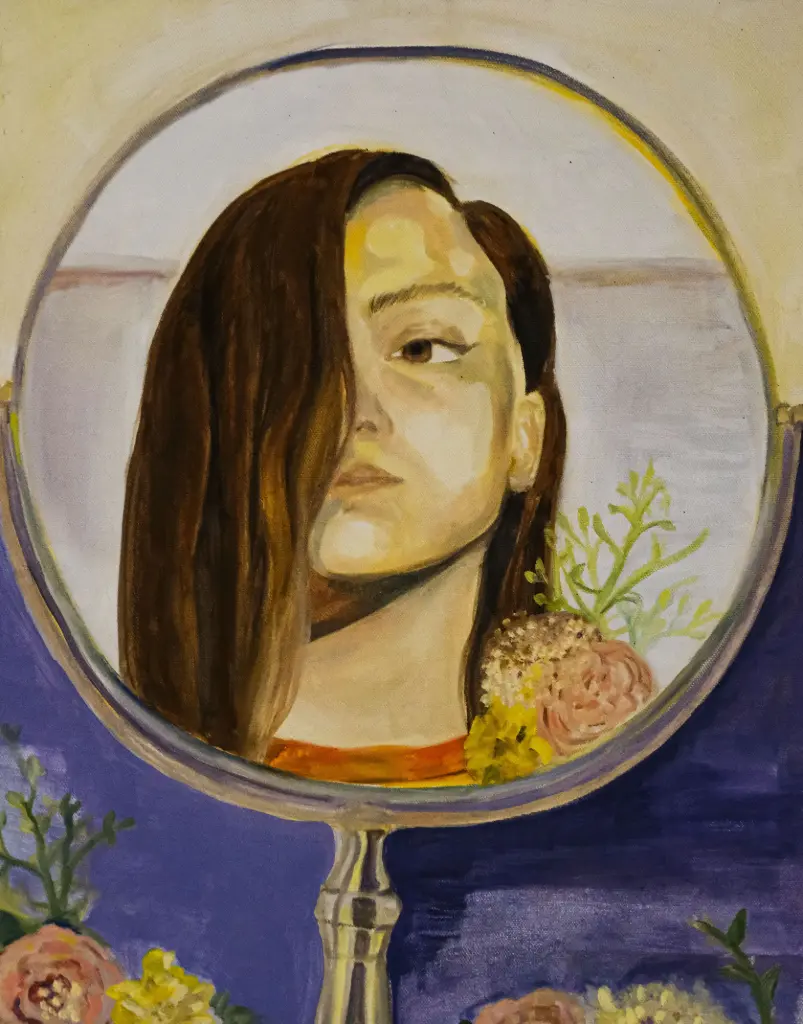 Noor Nematt: Acrylic on canvas.