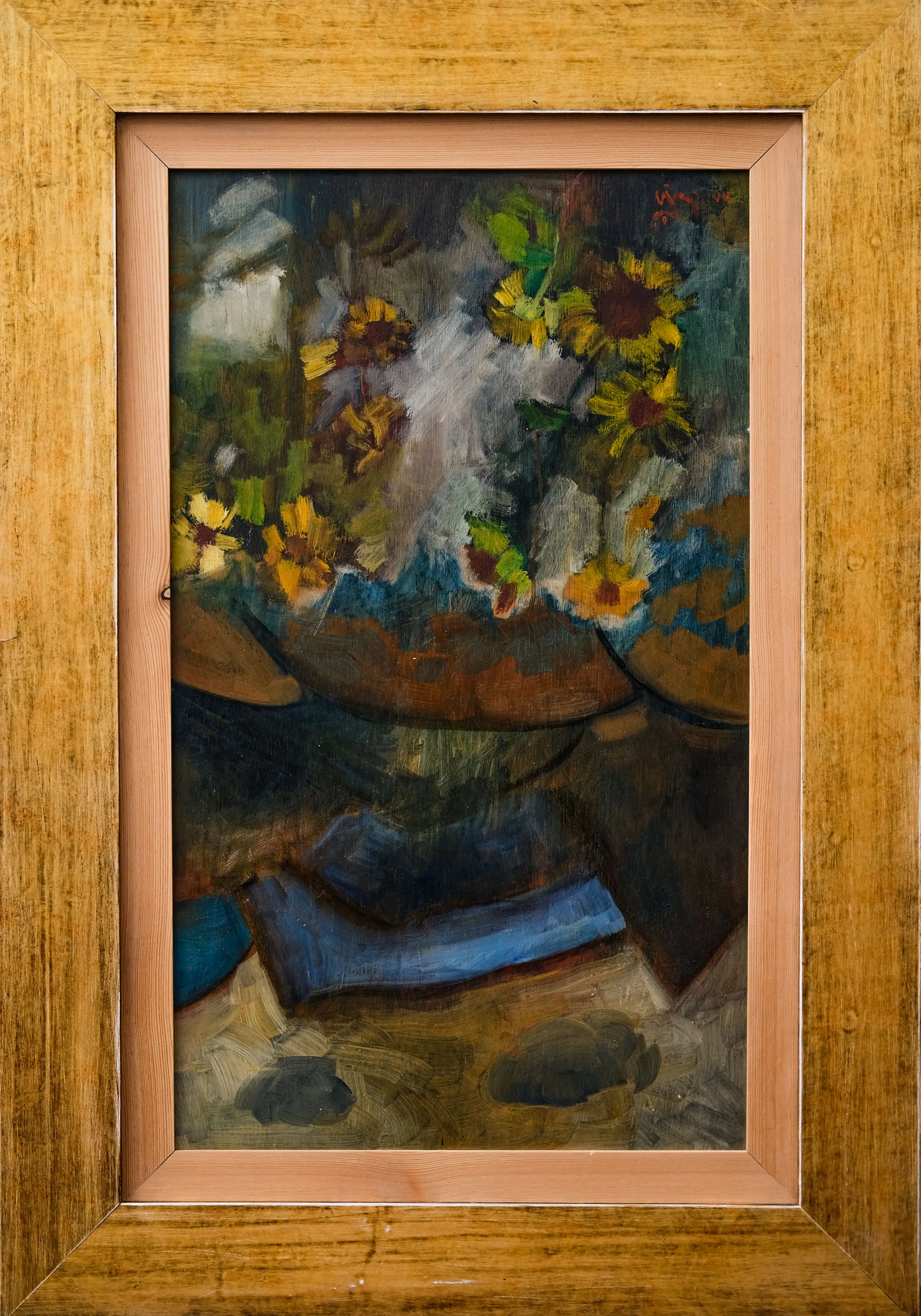 Fuad Mimi, oil on wood, 38 X 65 cm