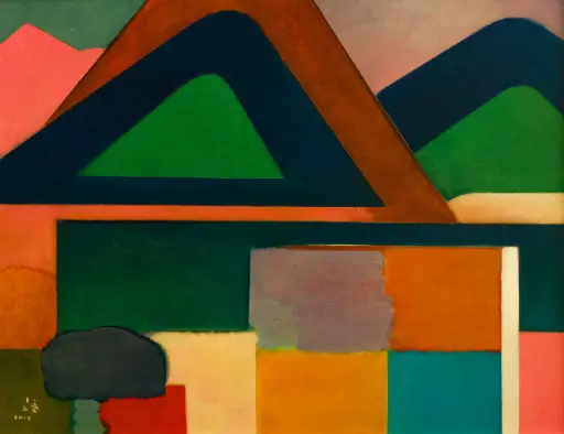 Fuad Mimi, oil on wood, 61 X 79 cm