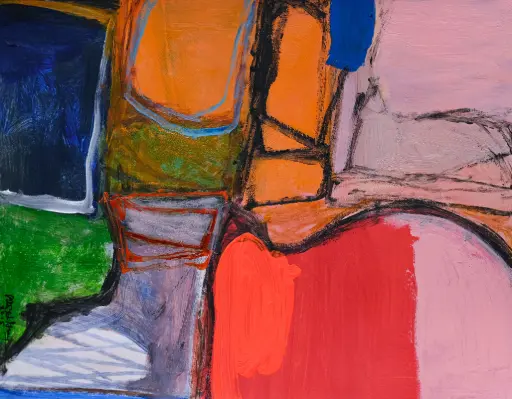 Peter Gray, Untitled, acrylic on paper, 40 × 45 cm