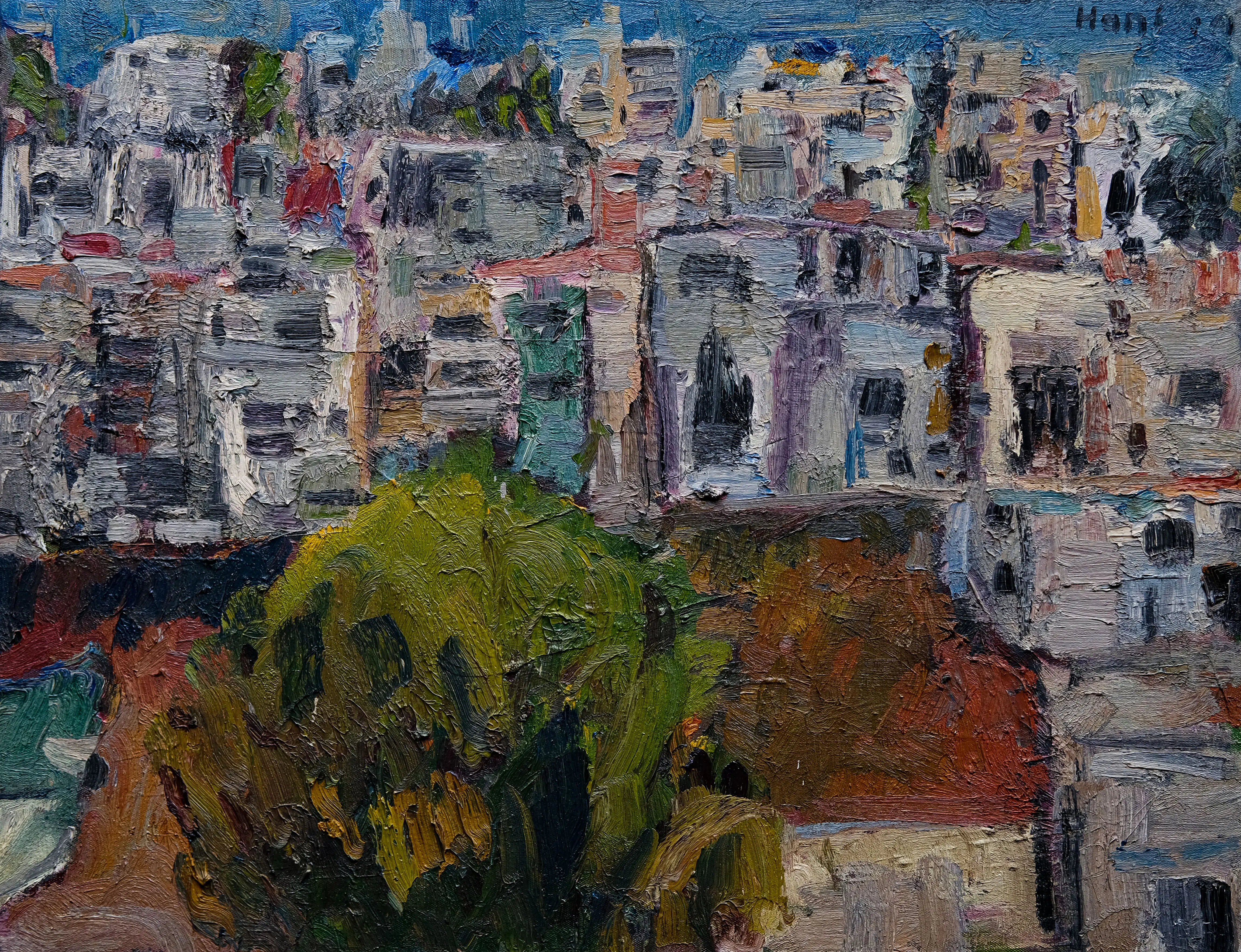 Hani Alqam: Oil on canvas 50X60cm