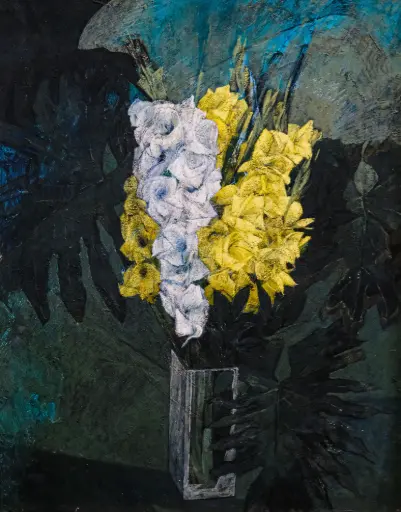 Ibrahim El-Dessouki: Acrylic on canvas 60X76cm