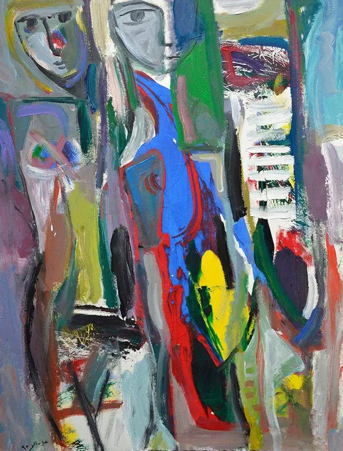Ayyad Alnimer: Acrylic on paper 50X70cm