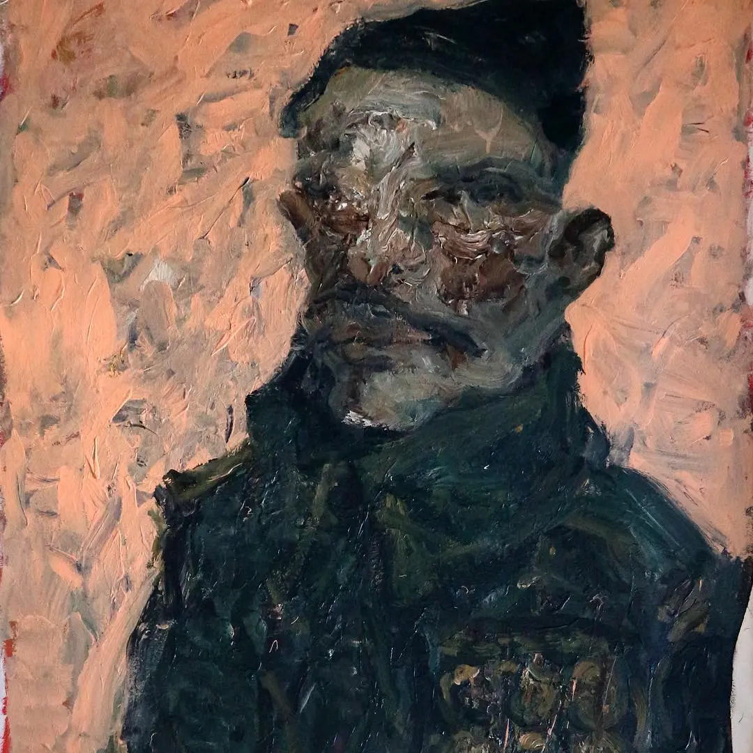 Serwan Baran: Acrylic on canvas 118X139cm