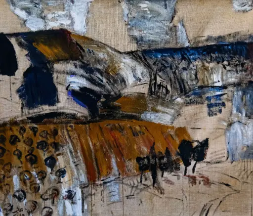 Ammar Khammash: Acrylic on canvas 95X110cm