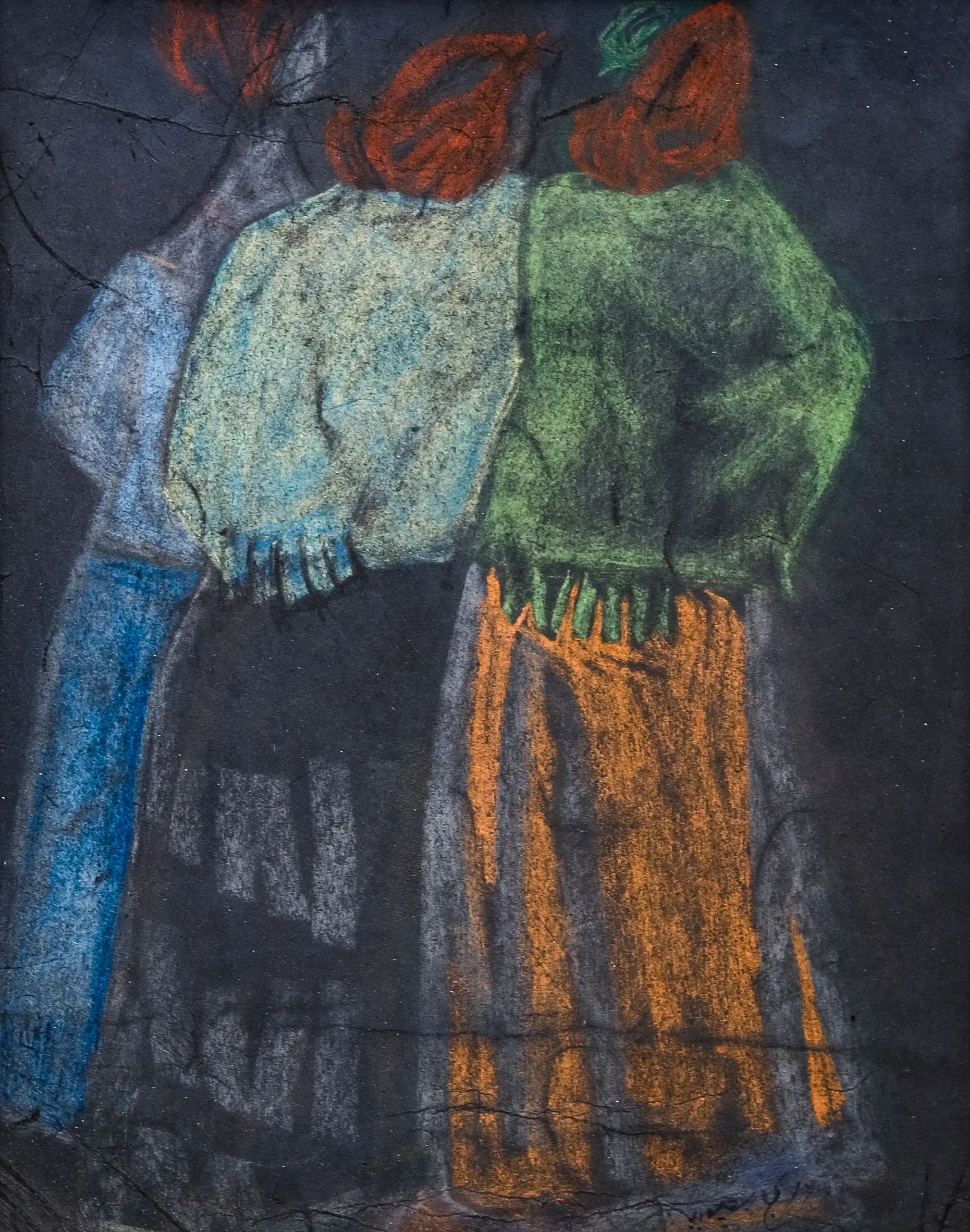 George Bahgory: Mixed media on paper 30X40cm